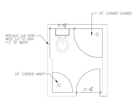 5' x 6' bathroom layout Tiny Bathroom Layout, Small Bathroom Floor Plans, Small Bathroom Plans, Small Basement Bathroom, Bathroom Design Plans, Bathroom Layout Plans, Bathroom Layout Ideas, Basement Bathroom Design, Small Bathroom Layout