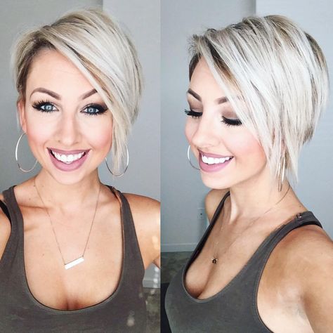 382 Likes, 16 Comments - Jen Schmierer (@jenschmierer) on Instagram: “Thank you @blakerelizabeth for making feel like an ice queen ❄️ #platinum #blondepixie…” Jen Schmierer, Medium Long Hair, Hair Shows, Long Hair With Bangs, Hair Color And Cut, Long Wavy Hair, Short Hair Haircuts, Blonde Pixie, Cut My Hair