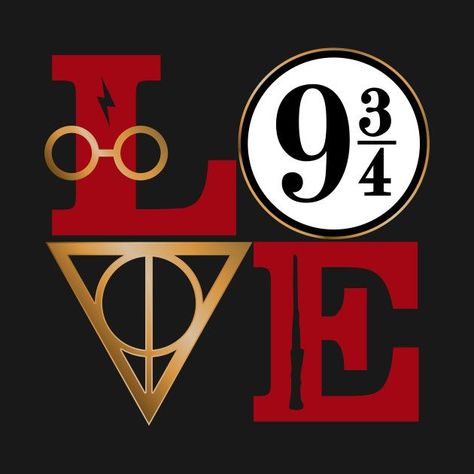 Check out this awesome 'LOVE Harry Potter' design on @TeePublic! Harry Potter Fanları, Harry Potter Design, Film Harry Potter, Harry Potter Tee, Citate Harry Potter, Art Harry Potter, Idee Cricut, Theme Harry Potter, Harry Potter Images