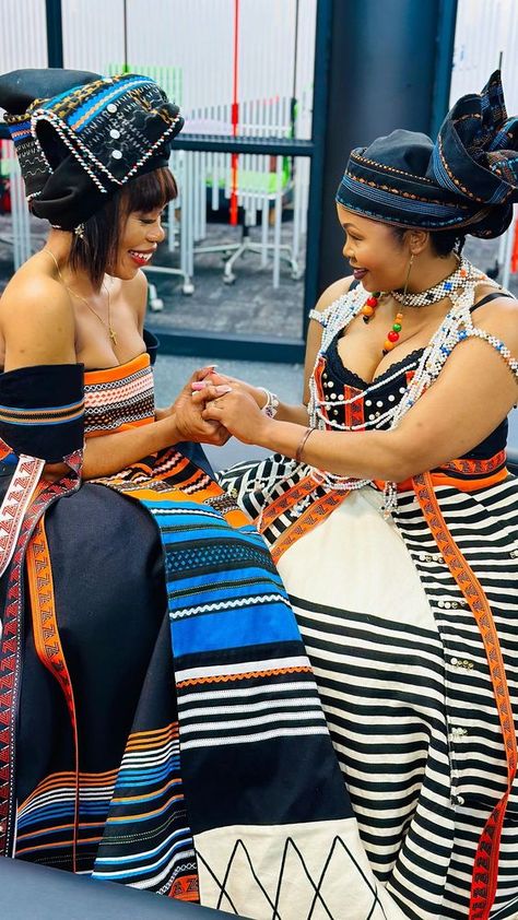 Xhosa Doek Styles, Umbhaco Xhosa Designs, Modern Xhosa Attire, Xhosa Outfits, Xhosa Traditional Dresses, Xhosa Wedding, Xhosa Traditional Attire, Xhosa Attire, South African Traditional Dresses