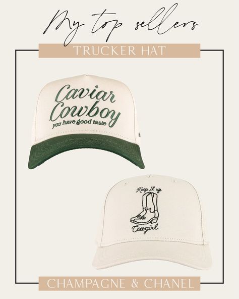 Caviar Cowboy Cap … curated on LTK Caviar Cowboy Hat, Caviar Cowboy Hat Outfit, Caviar Cowboy, Cowboy Caviar, Hat Aesthetic, Outfits With Hats, Cowboy Hat, Random Things, Summer Style