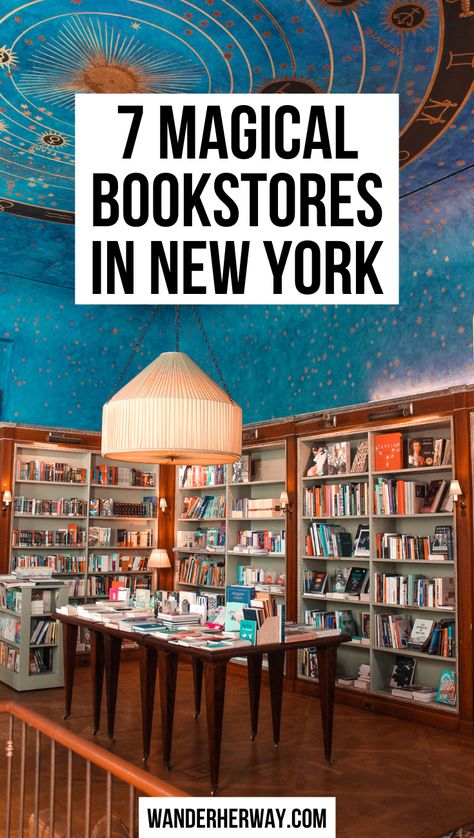 Library In New York City, Movies Based In New York, New York Bookshop, Best Of New York City, Best Book Stores In Nyc, New York Book Store, Nyc Travel Aesthetic, Book Stores In Nyc, Bookstores In New York City