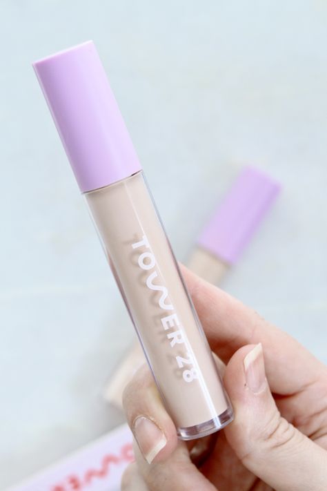 Before you buy the Tower 28 Swipe All-Over Hydrating Serum Concealer, check out my in-depth, honest review. Tower 28 Concealer, Tower 28 Beauty, Serum Concealer, Tower 28, Covering Dark Circles, Boo Basket, Best Concealer, Is It Worth It, Liquid Concealer