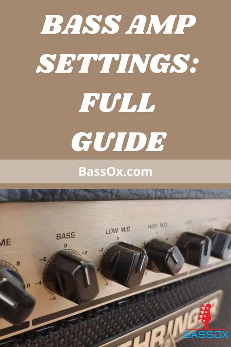 Knobs on bass amplifier to adjust bass, mids, treble and volume Bass Guitar Notes, Learn Bass Guitar, Bass Guitar Chords, Amp Settings, Music Theory Guitar, Guitar Lessons Songs, Bass Guitar Lessons, Guitar Tech, Bass Ukulele