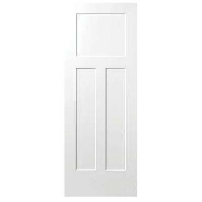 28 in. x 80 in. Winslow Primed 3-Panel Solid Core Composite Interior Door Slab Masonite Interior Doors, Interior Window Trim, Slab Doors, Wooden Interior, Internal Wooden Doors, Interior Design Institute, Wooden Doors Interior, Interior Windows, Door Design Interior