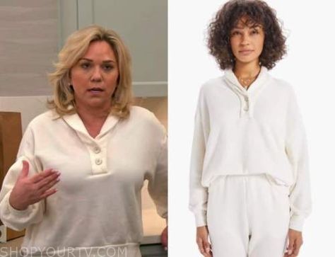 Chrisley Knows Best: Season 10 Episode 2 Julie's White Button Front Sweater Check more at https://www.shopyourtv.com/chrisley-knows-best-season-10-episode-2-julies-white-button-front-sweater/ Julie Chrisley, Chrisley Knows Best, Button Front Sweater, Front Sweater, Tv, 10 Things, White, Clothes