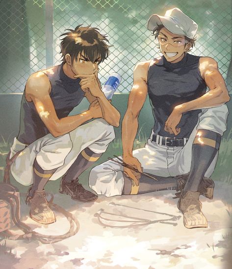 Sawamura Eijun, Miyuki Kazuya, Ace Of Diamonds, Game Concept Art, Hair Ponytail Styles, Haircut And Color, Hair Reference, Sports Anime, Picture Search