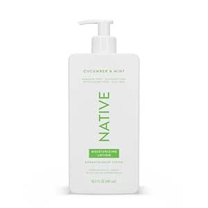 Native Body Lotion Contains Naturally Derived Plant-Based Moisturizers for Women and Men | Restores Dry Skin, Cucumber & Mint, 16.5 fl oz Dry Skin, Body Lotion, Cucumber, Nativity, Plant Based, Beauty And Personal Care, Lotion, Moisturizer, Personal Care