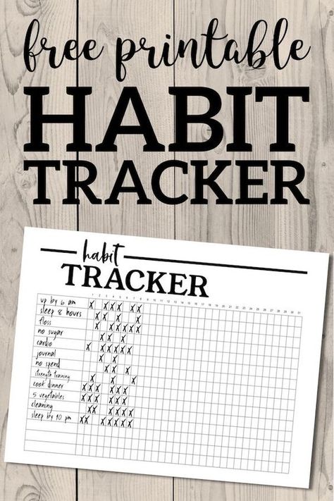 Habit Tracker Printable Planner Template. Monthly habit tracker sheet printable so you can keep track of your daily goals. #papertraildesign #habittracker #habittrackerprintable #habits Paper Trail Design, Printable Habit Tracker, Monthly Habit Tracker, Diy Hanging Shelves, Habit Tracker Printable, Trail Design, Printable Calendars, Bullet Journal Printables, Diy Wall Shelves