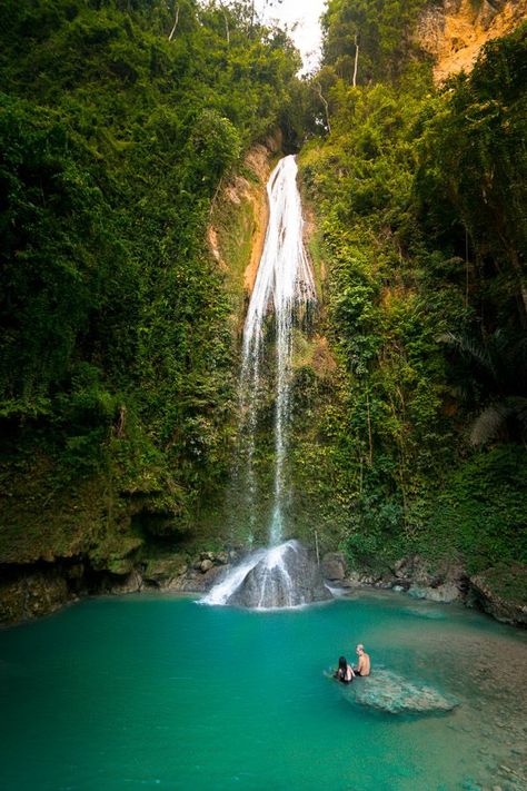 MONTPELLIER WATERFALL IN ALEGRIA, CEBU - Journey Era Alegria Cebu, Flow Of Water, Chasing Waterfalls, Cebu, Montpellier, My Favorite, Swimming, Gems, Pool