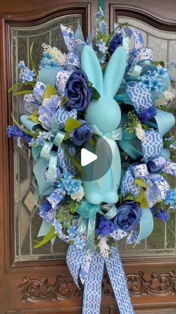 Springtime Wreath, Spring Decorating, Wreath Maker, February 19, Some Ideas, How To Make Wreaths, My Youtube Channel, Spring Time, Youtube Channel