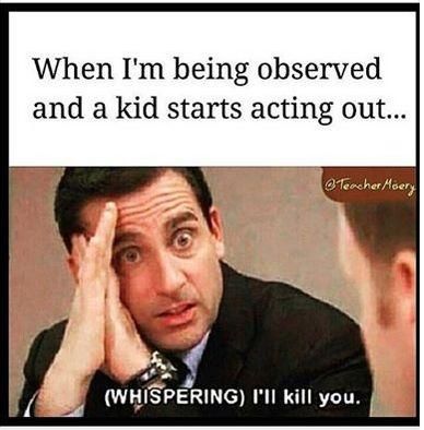 The Office meme for being observed as a teacher with a student acting out #facultyloungers #teachermemes #iteachtoo Teacher Humour, Teacher Memes Funny, Classroom Humor, Teaching Memes, Faculty Meetings, Teaching Humor, Teacher Problems, Teaching Quotes, Fitness Video