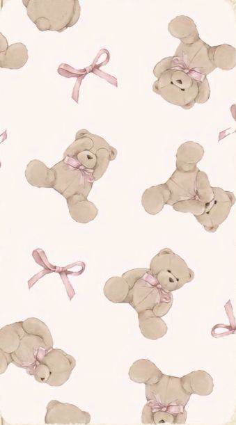 Ipad Mini Wallpapers, Cute Wallpapers Ipad Hd Wallpaper, Wallpaper Backgrounds For Watch, Pink Ipad Wallpaper Backgrounds, Pink Bows Wallpapers, Cute Backround Photos, Wallpers Asthetics, Wallpapers Teddy Bear, Teddy Bears Aesthetic