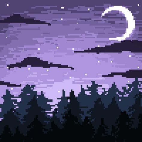 16pxl Purple, 16pxl Anime, 8bit Aesthetic Wallpaper, Pixel Pfp Aesthetic, Pixel Background Aesthetic, Dark Pixel Art, Wolf Pixel Art, 16 Bit Pixel Art, Purple Pixel Art