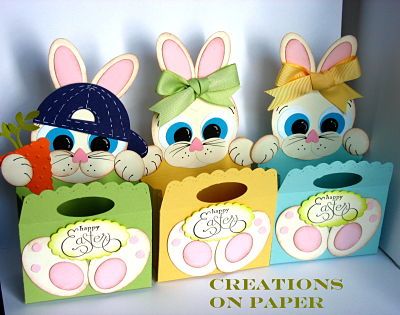 Easter Buddie tutorial $4.99 Paper Penguin, Punch Art Cards, Easter Favors, Owl Punch, Flowers Tutorial, Easter Projects, Spring Cards, Punch Art, Pillow Box