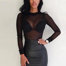 T-Shirts – Buy T-Shirts with free shipping on aliexpress Mesh Long Sleeve Top, Turtleneck T Shirt, Mesh Tops, Bottoming Shirt, Mesh Long Sleeve, Women Sleeve, Slim Dresses, Solid Clothes, Sheer Top