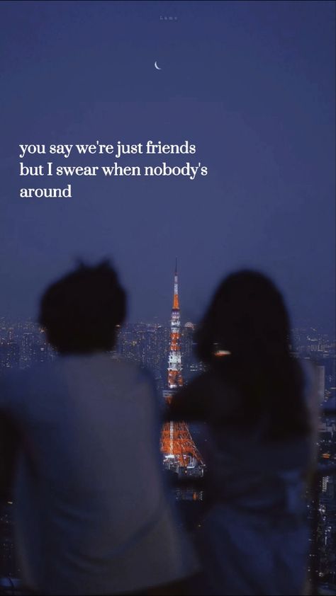 you said we’re just friends but i swear when nobody’s around. #khalidquotes #relationshipquotes #crush #better #love #silentrelationship We Are Friends But I Love You, Friend Crush Aesthetic, Best Friends In Love Aesthetic, We're Just Friends Quotes, You Say We're Just Friends But, Were Just Friends Aesthetic, Friends Don't Look At Friends That Way, I Want Real Friends, Lost Friend Aesthetic