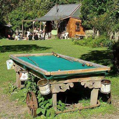 Outdoor Pool Table, Diy Yard Games, Pool Table Room, Outside Games, Garden Games, Road Less Traveled, Pool Rooms, Yard Project, Yard Games