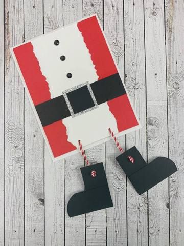 Santa Card and Elf Tags – Maymay Made It Santa Christmas Cards Handmade, Elf Cards, Maymay Made It, Christmas Gift Tags Diy, Xmas Tags, Santa Christmas Cards, Santa Card, Santa Suit, Santa Cards