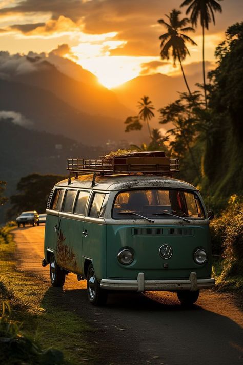 Vintage Volkswagen Bus, Volkswagen Vans, Vw Art, Vintage Motorcycle Posters, Best Nature Images, Volkswagen Van, Vintage Vw Bus, Combi Volkswagen, Retro Artwork