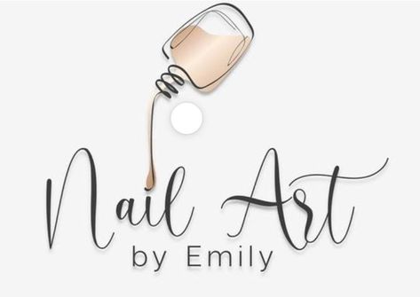 Nails Salon Design Ideas Logo, Nails Dibujo Logo, Nail Salon Logo Design Ideas, Nail Tech Logo Design, Nail Logos Ideas, Nail Salon Names, Nail Salon Logo, Bright Nail Designs, Salon Logo Design