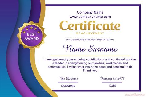 Make Technology Certificate of Achievement Online Free Certificate Of Recognition, Achievement Certificate, Teaching Portfolio, Certificate Border, Editable Certificates, Border Templates, Certificate Design Template, Bible Verse Background, Certificates Online