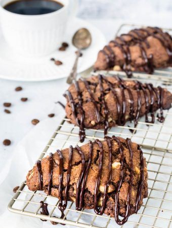 Espresso Scones, Walnut Pie, Chocolate Scones, Chocolate Espresso, Best Espresso, Chocolate Glaze, Scone Recipe, A Cup Of Coffee, Vegetarian Chocolate