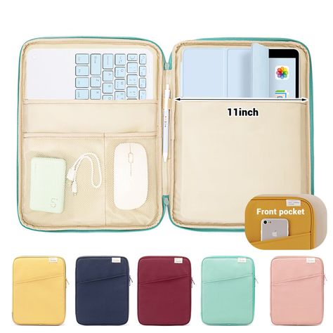 3.09€ 86% OFF|Tablet Handbag Case 9-11inch For Ipad Air 4 5 Pro 11 Mini 5 6 Ipad Case For Xiaomi 5 Samsung Huawei Lenovo Shockproof Pouch Bags - Tablets & E-books Case - AliExpress Handbag Case, Ipad Air Pro, Tech Pouch, Pouch Bags, Ipad Air 4, Electronic Organization, Cute Galaxy Wallpaper, Tablet Bag, Portable Bag