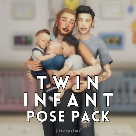 Infant Poses, Sims 4 Infant, Twins Posing, Sims 4 Couple Poses, Sims Baby, Sims 4 Traits, Sims 4 Family, Sims 4 Body Mods, Sims 4 Expansions