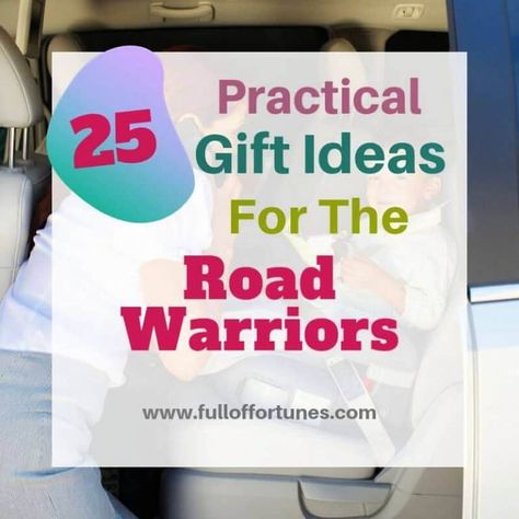 Pay It Forward Ideas, Travel Gift Basket, Road Trip Gifts, Ways To Get Organized, Practical Gift Ideas, Organized Garage, Emergency First Aid Kit, Surprise Ideas, The Road Warriors