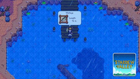 Stardew Valley – Where to Catch Walleye 🔥 There are a lot of fish that you can catch in Stardew Valley, 67 to be more exact. Though you might think it should be easy to get every one of them, you will often need to meet weird circumstances to even see some of them. The Walleye is a special fish that you will […] ⚔ 🎮 #gaming #news #gamerempire #guide #videogames #gamingnews Fish Stardew Valley, Walleye Fish, Different Fish, Walleye Fishing, Night Fishing, Types Of Fish, Fish Pond, Stardew Valley, Reading Recommendations