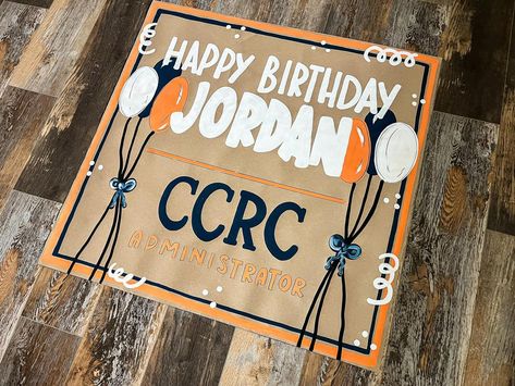 Another birthday banner from today 🧡💙🫶🏼 #bday #banner #banners #art #birthday Birthday Banner For Men, Bday Banner, Paper Banners, Art Birthday, Craft Paper, Birthday Banner, Banners, Happy Birthday, Paper Crafts