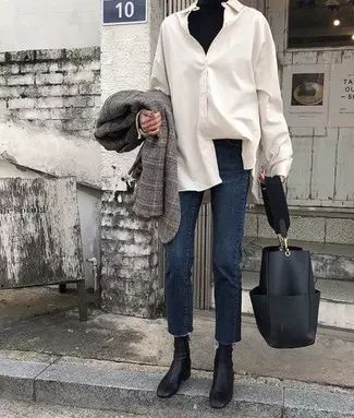 Winter Mode, Stil Inspiration, Looks Street Style, Mode Ootd, Black Turtleneck, Modieuze Outfits, Looks Chic, Mode Inspo, 가을 패션