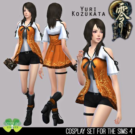 Yuri Kozukata, Sims 4 Challenges, Sims 4 Mm Cc, Fatal Frame, Patreon Logo, Sims 4 Dresses, Sims 4 Characters, Sims 4 Mm, Sims 4 Cc Finds