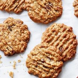 Oatmeal-Peanut Butter Cookies with Dates - EatingWell.com Cookies With Dates, Gluten Free Cookie Recipes, Peanut Butter Roll, Peanut Butter Oatmeal Cookies, Frozen Cookies, Date Recipes, Chocolate Zucchini, Best Cookie Recipes, Gluten Free Cookies