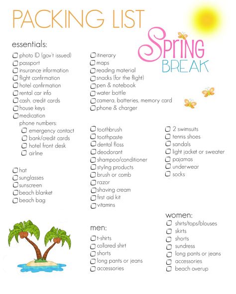 Packing ideas for Texas. some of these I don't need Packing Outfits, Packing List Spring, Spring Break Mexico, Spring Break Packing List, Spring Break Packing, Beach Spring Break, Travel Packing Outfits, Spring Break College, College Packing Lists