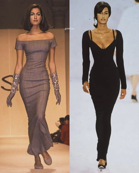 Inverted Triangle Models, Yasmeen Ghauri Body Type, Jasmine Ghauri, Yasmeen Gauri, 90s Fashion Runway, Yasmeen Ghauri, Wide Shoulders, 90s Runway Fashion, Runway Fashion Couture