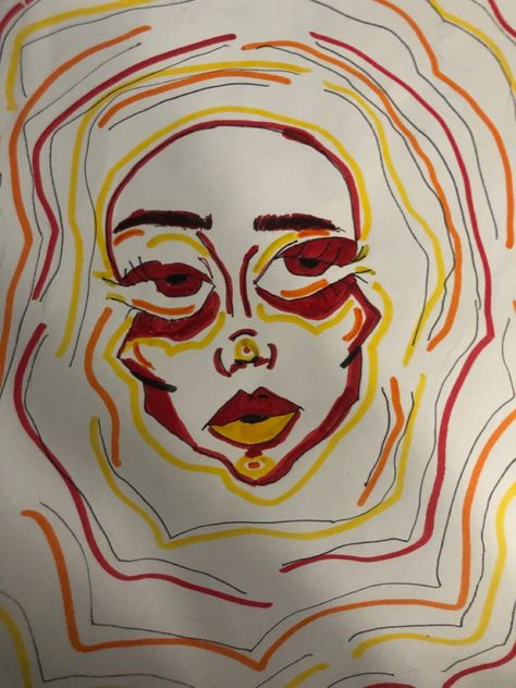 sketches sketchbook drawing painting art doodle face indie grunge trippie Painting Trippy, Doodle Face, Sketches Sketchbook, Indie Grunge, Face Sketch, Portrait Paintings, Sketchbook Drawing, Drawing Painting, Arm Workout