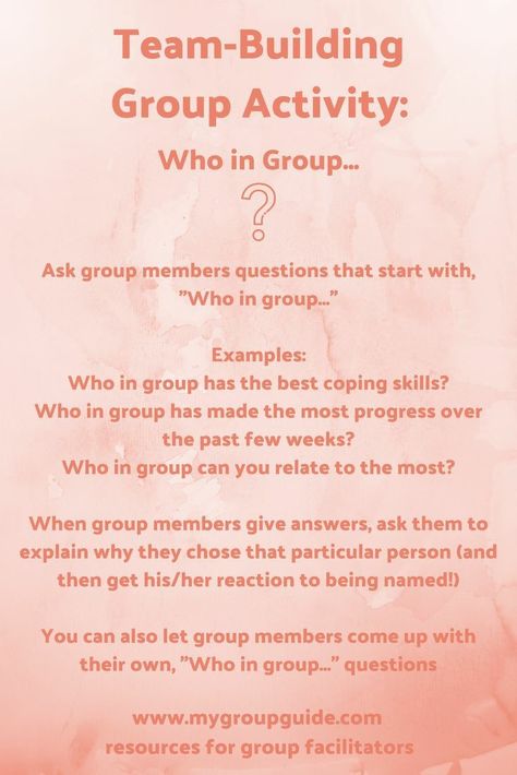 Group Activities For Adults, Empowerment Activities, Group Counseling Activities, Group Therapy Activities, Team Building Activity, Self Esteem Activities, Mental Health Activities, Recreation Therapy, Group Counseling