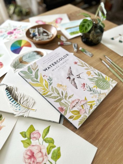 Watercolor Painting For Beginners, Learn Watercolor Painting, Learn Watercolor, Watercolor Tips, Watercolor Books, Diy Watercolor Painting, Watercolor Plants, Diy Watercolor, Botanical Watercolor