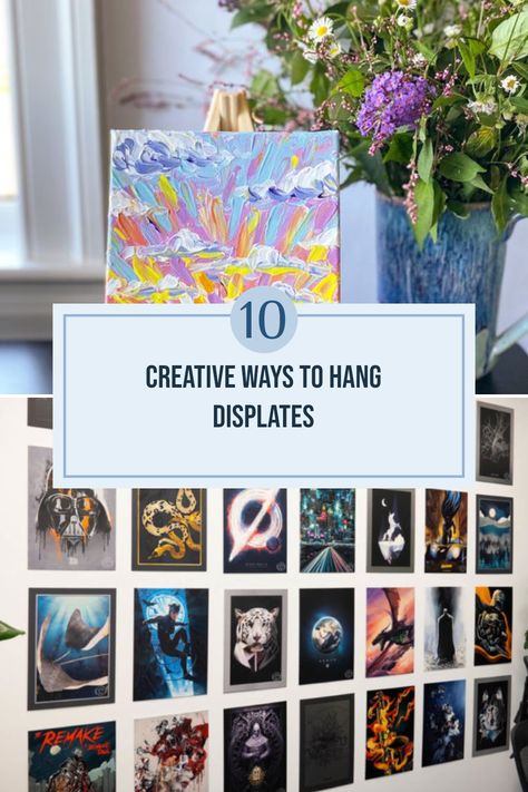 Ready to showcase your stunning displates? Check out these 10 creative ways to hang them on your walls! From using adhesive strips to customized frames, liking displays Method, each technique offers a unique twist to display your art beautifully. Remember, it's all about creating a vibe that reflects your style Art Work Display Ideas, Art Work Display, Portfolio Project, Display Photos, How To Hang, Artwork Display, Art Portfolio, Art Display, Photo Displays