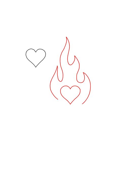 Fire Heart Tattoo, Brain Tattoo, Mini Tattoo, Fire Tattoo, Hair Masks, E Tattoo, Matching Tattoos, Fire Heart, Mini Tattoos