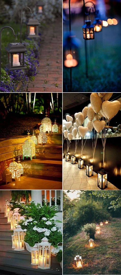 Lantern Walkway Wedding, Backyard Wedding Ceremony Ideas, Diy Wedding Aisle, Diy Wedding Aisle Runner, Wedding Isle Runner, Isle Runners, Wedding Walkway, Wedding Aisle Runner, Wedding Aisle Outdoor