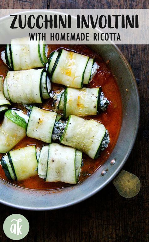 In this zucchini involtini, the ricotta filling is mixed with sautéed chard and lemon zest, but I've had success using leftover fresh corn polenta, chopped up roasted red peppers, and cubes of mozzarella — the possibilities for involtini are endless. #summer #squash #zucchini #involtini Fresh Corn Polenta, Zucchini Involtini, Corn Polenta, Ricotta Filling, Grilled Bread, Fresh Corn, Roasted Red Peppers, Zucchini Recipes, Chard