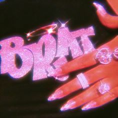 #pink #bratz #baddienails #bling #sparkle Stile Kendall Jenner, Pink Glitter Wallpaper, Collage Mural, Pink Wallpaper Girly, Pink Tumblr Aesthetic, Bad Girl Wallpaper, Bedroom Wall Collage, Baby Pink Aesthetic, Pink Photo