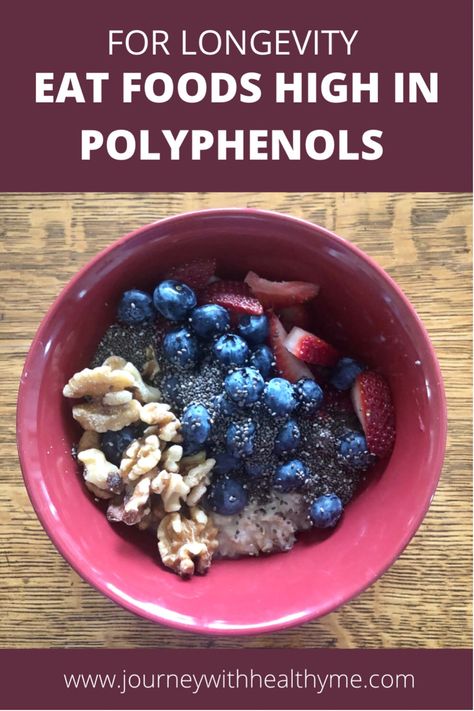 Polyphenol Rich Recipes, High Polyphenol Foods, Foods High In Polyphenols, Polyphenol Rich Foods, Polyphenols Food, Zone Diet Recipes, Blue Zones Diet, Shape Reclaimed, Blue Zones Recipes