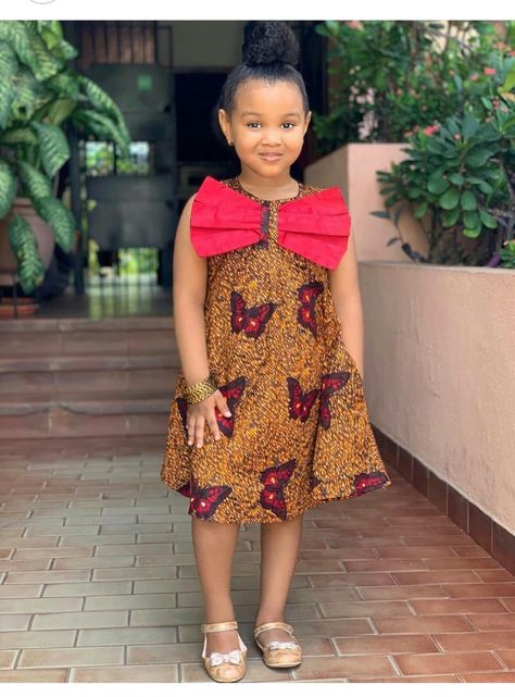 Ankara Styles For Kids, Dora Birthday, Children Day, Moda Afro, Kaftan Gown, Children Dress, Ankara Designs, African Dresses For Kids, Ankara Gown Styles