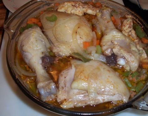 Microwave Chicken Fricasee | Just A Pinch Recipes Microwave Chicken Recipes, Chicken Fricassee, Moving To San Diego, Chicken Pieces, Just A Pinch Recipes, Just A Pinch, Bay Leaf, Easy Chicken, Family Favorites