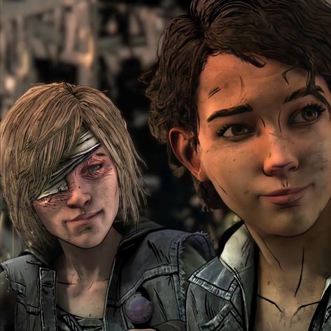 Clem And Violet Matching Pfps, Twdg Icons, Twd Game, The Walking Dead Telltale, Walking Dead Game, Photo Walk, Carl Grimes, Blonde Guys, Game Pictures