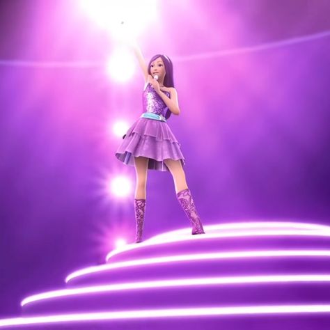 Barbie Princess And The Popstar Keira, Barbie Popstar, Popstar Aesthetic, Barbie Pop Star, Princess And The Popstar, Barbie Aesthetics, Barbie Icon, Barbie Nostalgia, Future Costume